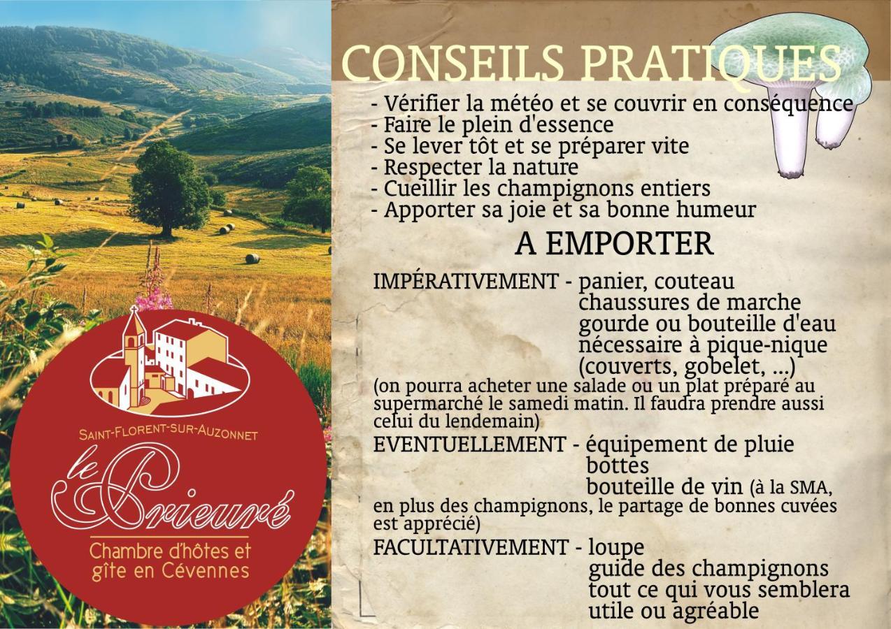 Le Prieure Bed & Breakfast Saint-Florent-sur-Auzonnet Luaran gambar